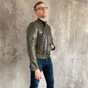 Wilson’s leather motorcycle jacket - vintage